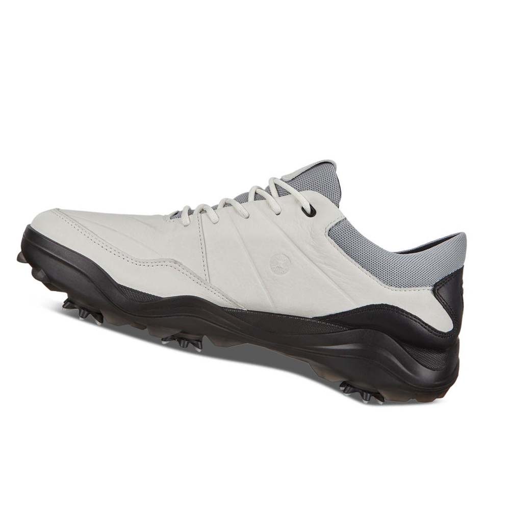 Ecco Cleated Strike Golfsko Herre Hvite | NO 544GSO